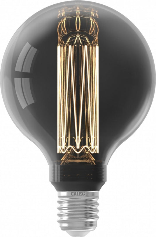 Calex crown series led lamp - e27 - g95 lichtbron titanium - 3.5w - dimbaar