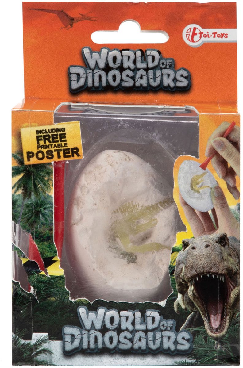 Afbeelding laden in galerijviewer, Toi-toys world of dinosaurs uitgraafset dino ei
