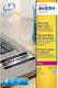 Merkloos sans marque etiketten avery l6013 -20 mat zilver