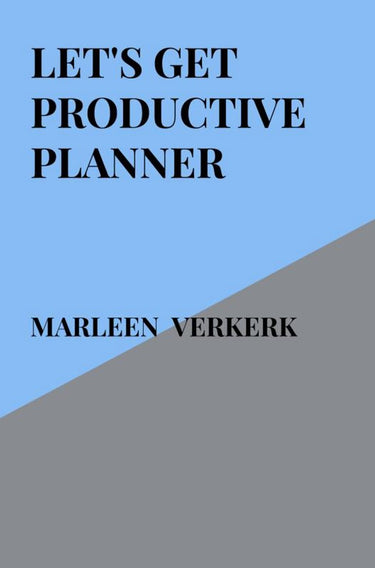 Let's get productive planner