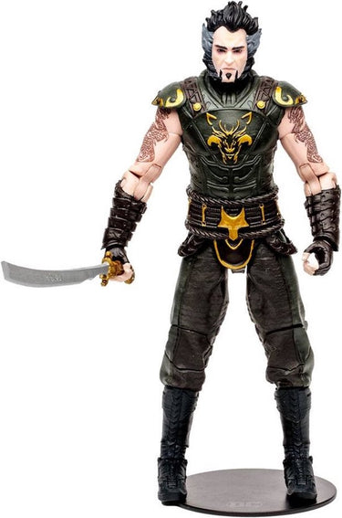 Mcfarlane toys dc gaming build a action figure ra's al ghul (arkham city) 18 cm