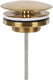 Differnz afvoerplug mat goud â€“ always open â€“ ã˜ 72 mm â€“ met schroef