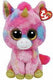 Ty beanie boo ty beanie eenhoorn knuffel - fantasia - roze - 24 cm - pluche - eenhoorns knuffels