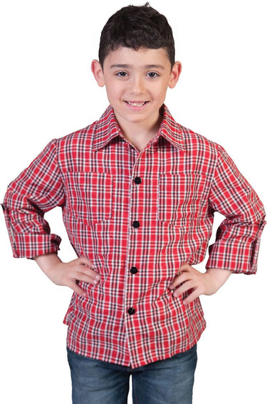 Funny fashion ranger cowboy shirt jongen