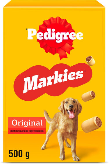 Pedigree hondensnacks - markies original koekjes - 12x500g