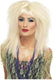 Smiffys blonde retropruik voor vrouwen - verkleedpruik - one size