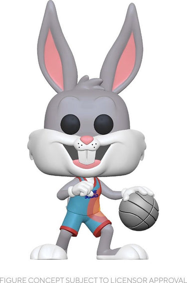 Funko space jam verzamelfiguur pop! movies bugs dribbling 9 cm multicolours