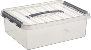 Sunware q-line opbergbox 10 liter transparant 40x30x11cm