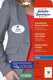 Avery naambadge zelfkl. zweckform ovaal 85x50mm wit afneembaar 200 etiketten 20 vel inkjet