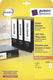 Ordnerrugetiket avery 192x38mm wit 25 vel 7 etiketten per vel
