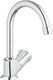 Grohe costa l fonteinkraan - 1 2'' aansluiting - hoge uitloop - 360� draaibereik - chroom