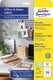 Avery etiket zweckform 70 x 36 mm kringlooppapier 240 stuks
