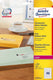 Avery laseretiket zweckform 45,7 x 25,4 mm papier transparant