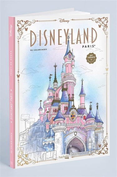 Hachette heroes disneyland parijs kleurboek - voor volwassenen - 90 illustraties