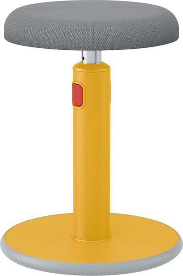Leitz ergo cosy actieve ergonomische zit sta kruk - ideaal voor thuiskantoor - warm geel