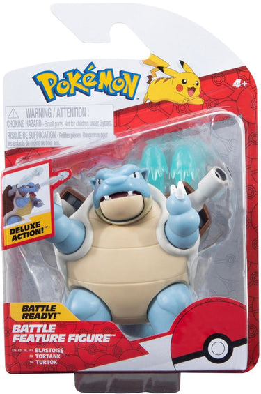 Jazwares pokémon battle feature speelfiguur - blastoise 11 cm