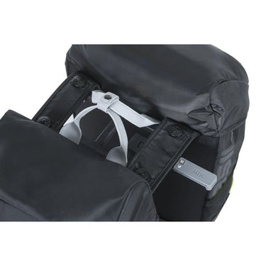 Basil dubbele fietstas miles 34 liter 13 x 26 x 35 cm (2x) - zwart lime