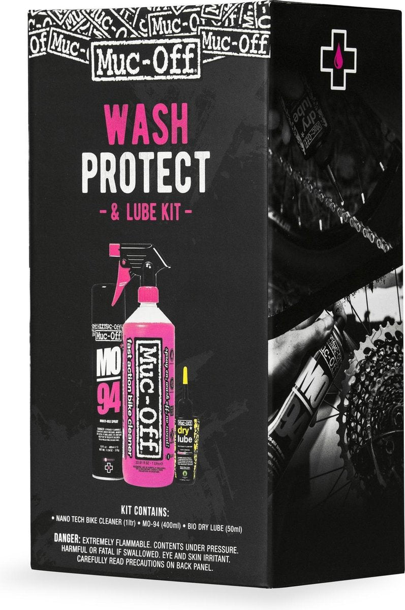 Afbeelding laden in galerijviewer, Muc-off wash protect lube kit (dry lube version)
