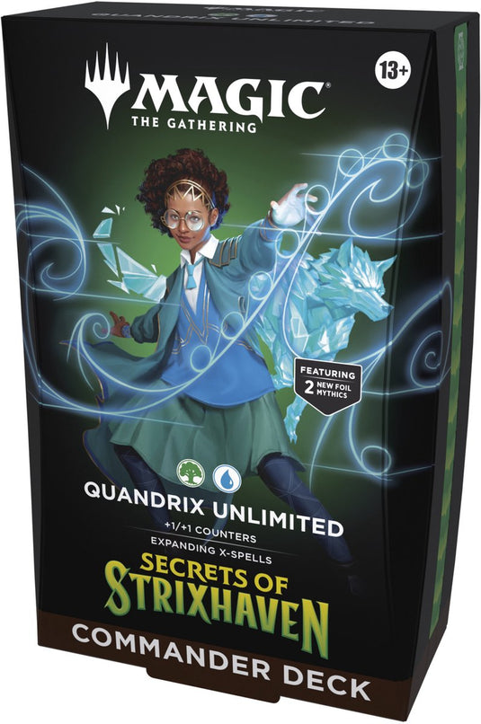 Magic the gathering magic: the gathering secrets of strixhaven commander deck - quandrix unlimited