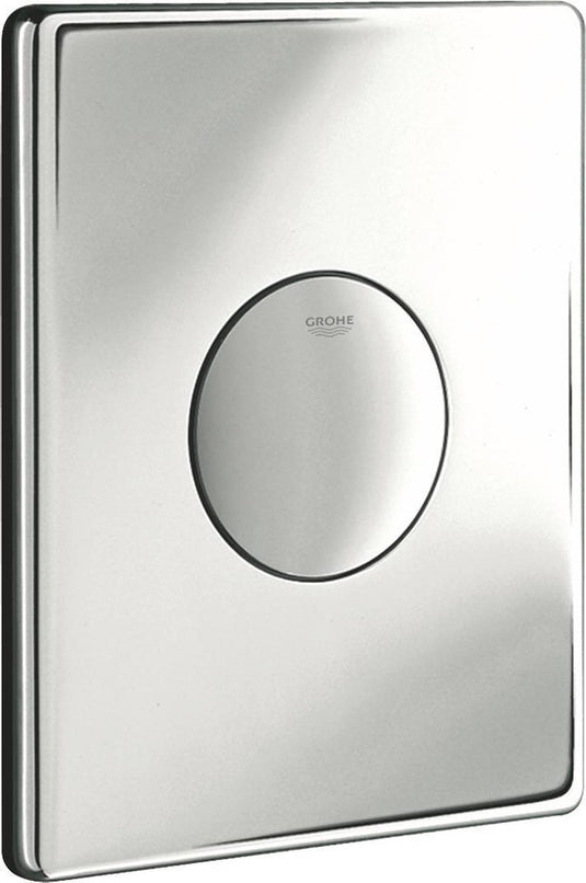 Grohe skate wc bedieningsplaat enkele spoeling verticaal horizontaal chroom