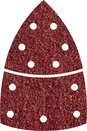 Wolfcraft - mouse schuurpapier korrel 120 - 10 stuks - 95mm - zelfhechtend multischuurmachine schuurblad - 1814000