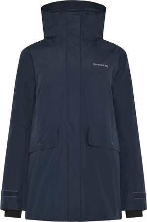 Didriksons tuva wns parka dames outdoorjas - dark night blue