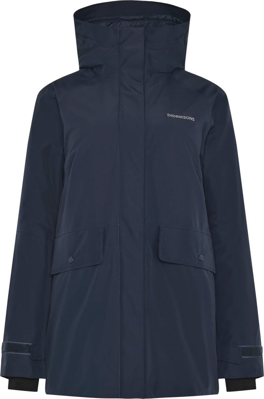 Didriksons tuva wns parka dames outdoorjas - dark night blue