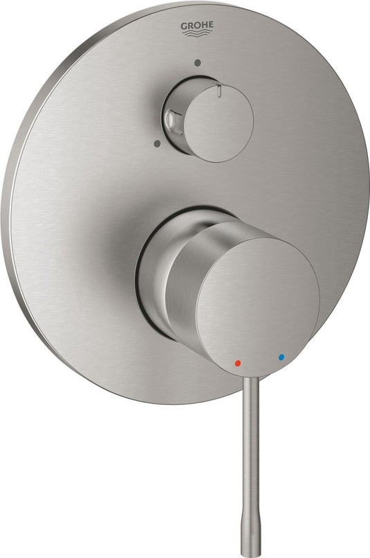 Grohe essence inbouw douchekraan - opbouwdeel - 3 uitgangen - rvs