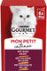 Gourmet mon petit intense - kattenvoer natvoer - duo vlees - 48 x 50 g