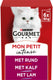 Gourmet mon petit intense - kattenvoer natvoer - vlees - 48 x 50 g
