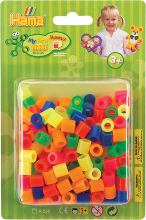 Hama maxi strijkkralen neon mix (51), 250st.