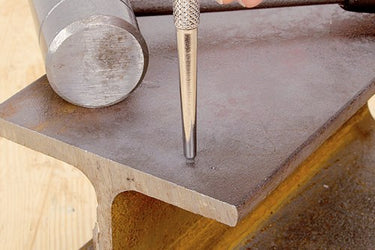 Wolfcraft centerpons | verchroomd | 8 x 125mm | 1 stuk - 7980010
