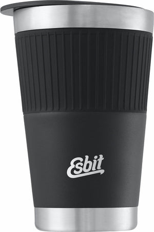 Esbit sculptor thermosbeker - 550ml - mat zwart - drinkdeksel - rvs