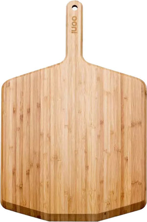 Ooni 40cm bamboe pizza pusher-serveerplank-pizza schop voor vers gebakken pizza ' s-bamboe pizza board als pizza oven accessoire-extra grote pizza oven pusher