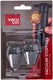 Vacu vin wijnstoppers set van 2 – reserve afsluitdoppen voor wine saver – grijs