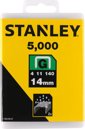 Stanley handgereedschap nieten 14mm type g - 5000 stuks - 1-tra709-5t - 1-tra709-5t
