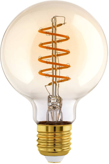 Eglo led lamp - e27 - ø 9.5 cm - amber - 806 lumen - 2700k