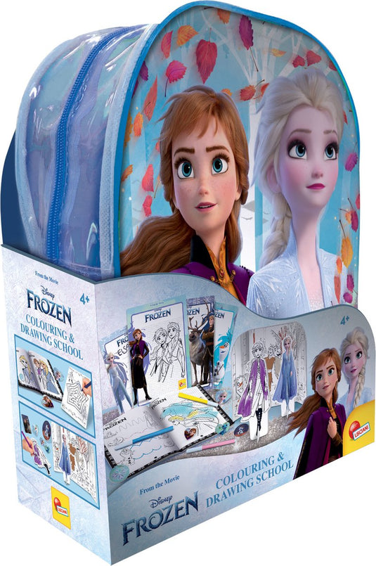 Lisciani frozen zainetto colouring and drawing school