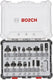 Bosch accessoires 15-delige gemengde freesset - schachtdiameter 6 mm - 2607017471