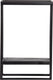 Woood febe tuin wandrek verticaal - metaal - zwart - 60x40x20