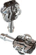 Xlc atb pd-s15 – fietspedalen mtb gravel – spd – 9 16 – aluminium – zwart