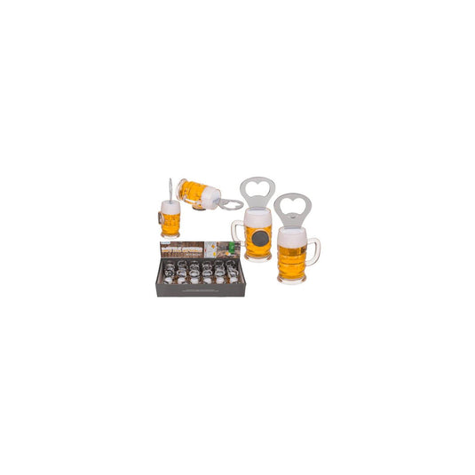Ootb flesopener bierglas met magneet 10,5cm
