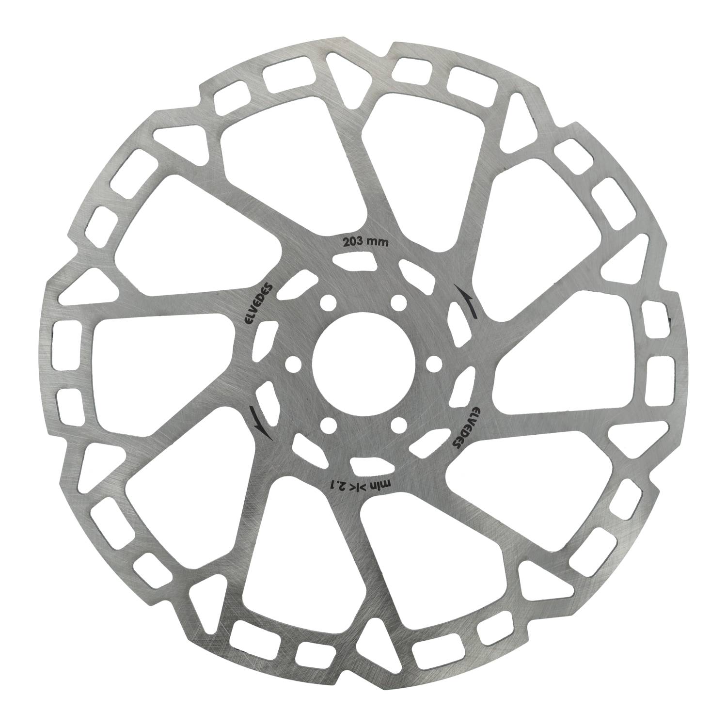 Elvedes remschijf 6-hole rotor 203mm