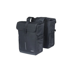 Basil tas move dubbel zwart | 30l