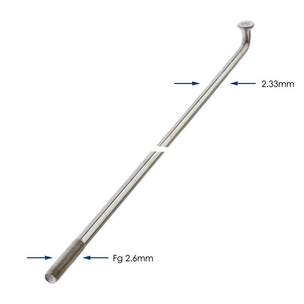 Load image into Gallery viewer, Alpina spaken 236-13 ø2.33 mm fg 2.6 - zink (144 stuks)
