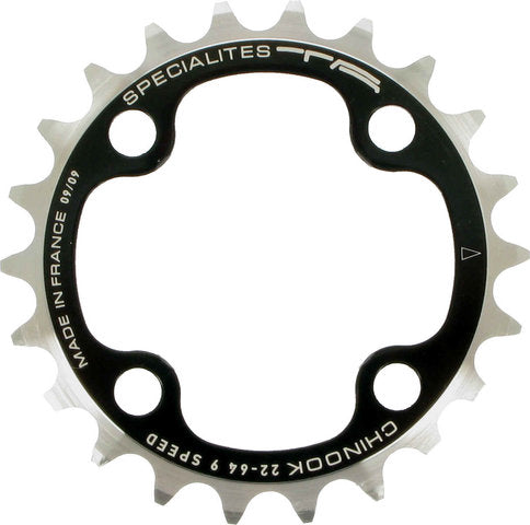 Load image into Gallery viewer, Ta chinook chainring, 4-arm, inner, 64 mm bolt circle diameter
