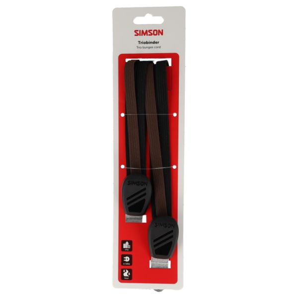Afbeelding laden in galerijviewer, Simson triobinder 60cm - zwart bruin

