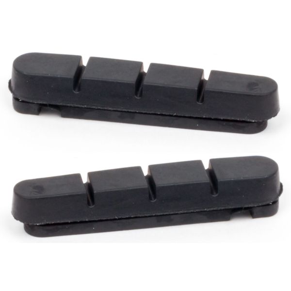 Afbeelding laden in galerijviewer, Road vervangings remschoenen Elvedes 55 mm voor Shimano cartridge V-brake (op kaart)
