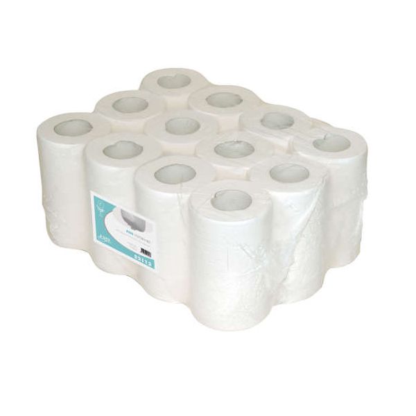Load image into Gallery viewer, Euro poetspapier minirol 1-laags 120 meter x 20cm (12 rollen)

