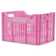 Dutchperfect urbanproof krat click 30l rpet fel roze